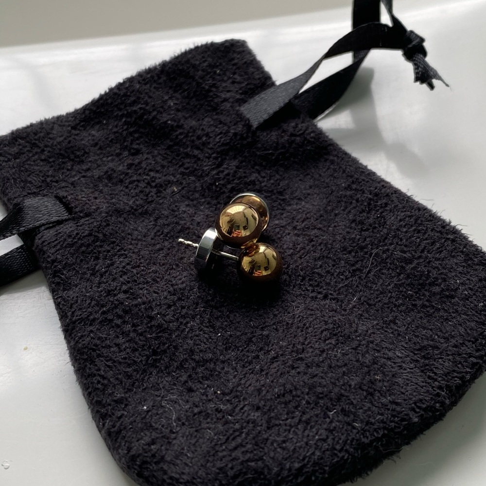 Fossil Rose Gold Stud Earrings